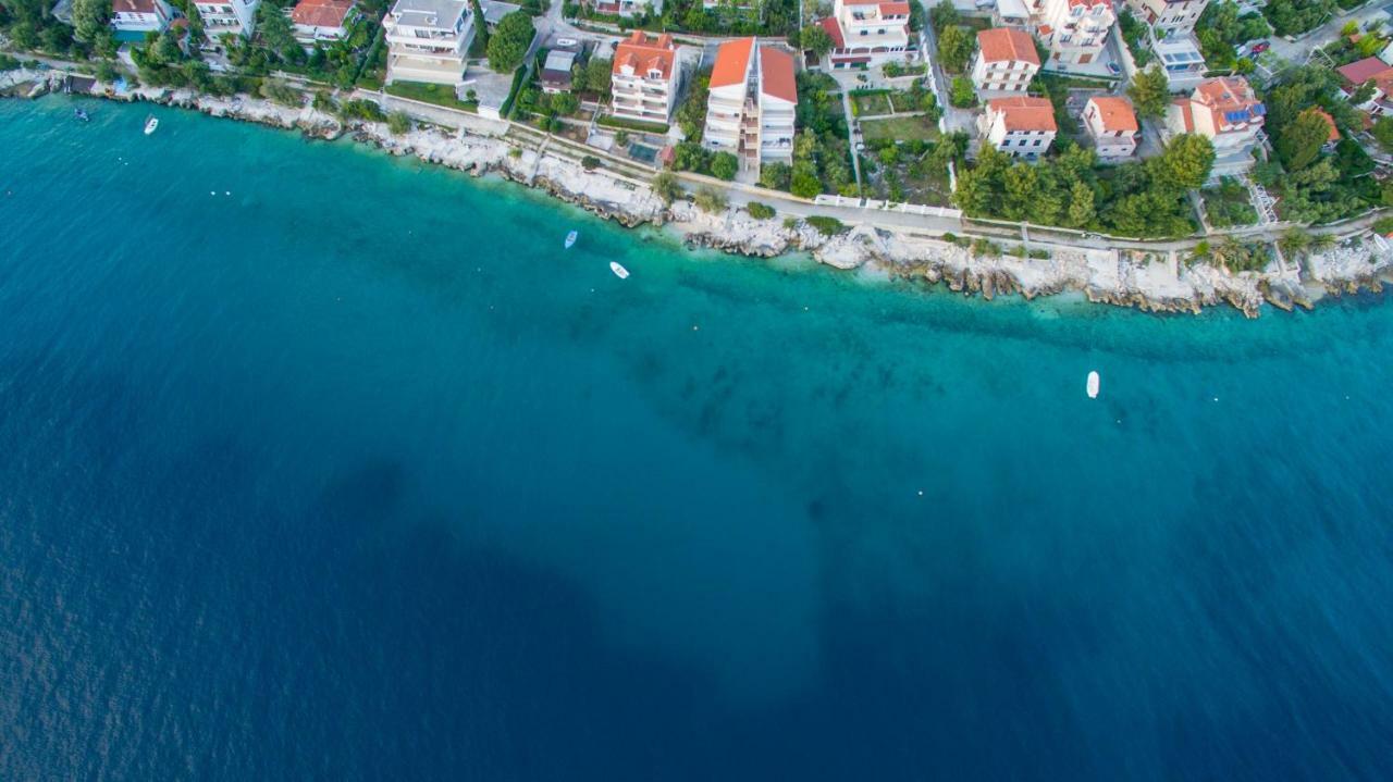 Holiday Home Olive Exclusive - 8 People, Heated Pool, Okrug Gornji, Sea View Trogir Bagian luar foto